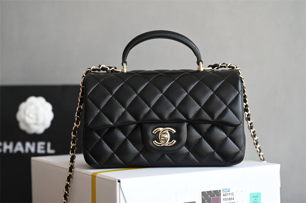 Chanel classic flap mini handle 20x13x9cm 2025 new 